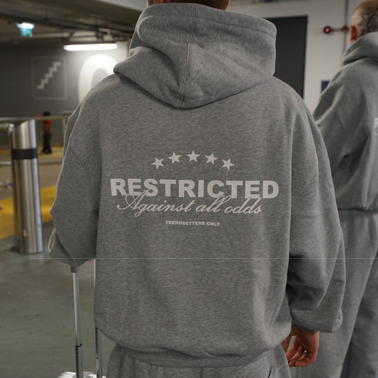 GREY AGAINST ALL ODDS HOODIE